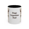 11oz-dogo-argentino-mug-dad-black-front 11oz Dogo Argentino Dog Dad Mug, Black, front view