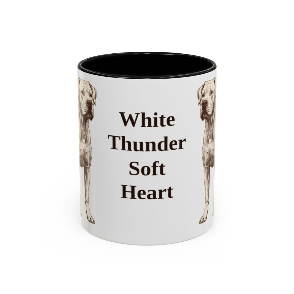 11oz-dogo-argentino-mug-humor-black-front 11oz Funny Dogo Argentino Mug, Black, front view