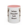 11oz-dogo-argentino-mug-humor-pink 11oz Funny Dogo Argentino Mug, Pink, front view