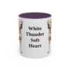 11oz-dogo-argentino-mug-humor-purple 11oz Funny Dogo Argentino Mug, Purple, front view
