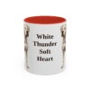 11oz-dogo-argentino-mug-humor-red 11oz Funny Dogo Argentino Mug, Red, front view