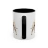 11oz Dogo Argentino Latin Mug, Black, back view