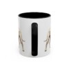 11oz Dogo Argentino Dog Mom Mug, Black, back view