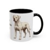 11oz Dogo Argentino Dog Mom Mug, Black, right side view