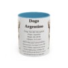 11oz-dogo-argentino-mug-writeup-light-blue 11oz Dogo Argentino Mug, Light Blue, front view