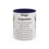 11oz-dogo-argentino-mug-writeup-navy 11oz Dogo Argentino Mug, Navy, front view