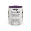 11oz-dogo-argentino-mug-writeup-purple 11oz Dogo Argentino Mug, Purple, front view
