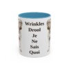 11oz Funny Dogue de Bordeaux Mug, Light Blue, front view
