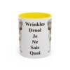 11oz Funny Dogue de Bordeaux Mug, Yellow, front view