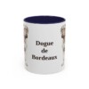 11oz Dogue de Bordeaux Mug, Navy, front view