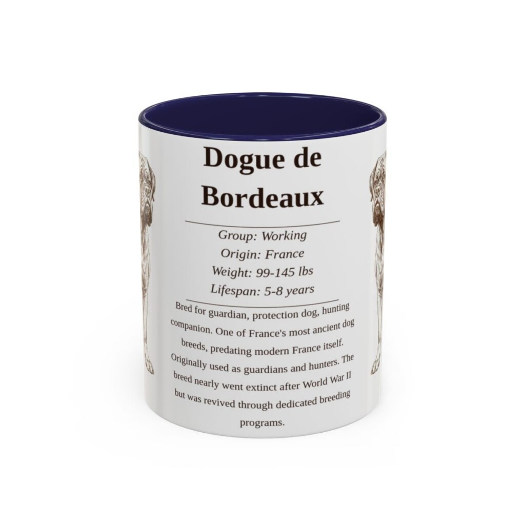 11oz-dogue-de-bordeaux-mug-writeup-navy 11oz Dogue de Bordeaux Mug, Navy, front view