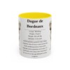 11oz-dogue-de-bordeaux-mug-writeup-yellow 11oz Dogue de Bordeaux Mug, Yellow, front view