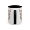 11oz Dorgi Dog Dad Mug, Black, back view