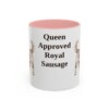 11oz Funny Dorgi Mug, Pink, front view