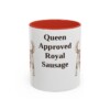 11oz Funny Dorgi Mug, Red, front view