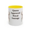 11oz Funny Dorgi Mug, Yellow, front view