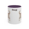11oz Dorgi Mug, Purple, front view