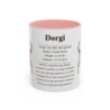 11oz Dorgi Mug, Pink, front view