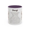 11oz Dorgi Mug, Purple, front view