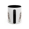 11oz Funny Dutch Shepherd Mug, Black, back view
