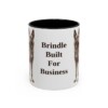 11oz Funny Dutch Shepherd Mug, Black, front view