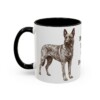 11oz Funny Dutch Shepherd Mug, Black, left side view
