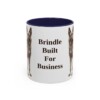 11oz Funny Dutch Shepherd Mug, Navy, front view