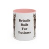 11oz Funny Dutch Shepherd Mug, Pink, front view
