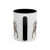 11oz Dutch Shepherd Latin Mug, Black, back view
