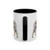 11oz Dutch Shepherd Dog Mom Mug, Black, back view