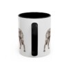 11oz Dutch Shepherd Mug, Black, back view