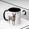 11oz Dutch Shepherd Mug, Black, lifestyle photo