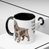 11oz English Cocker Spaniel Dog Dad Mug, Black, lifestyle photo