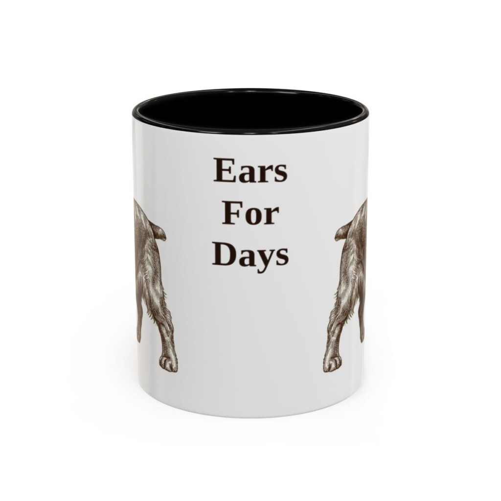 11oz-english-cocker-spaniel-mug-humor-black-front 11oz Funny English Cocker Spaniel Mug, Black, front view