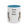 11oz-english-cocker-spaniel-mug-humor-light-blue 11oz Funny English Cocker Spaniel Mug, Light Blue, front view