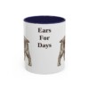 11oz-english-cocker-spaniel-mug-humor-navy 11oz Funny English Cocker Spaniel Mug, Navy, front view