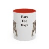 11oz-english-cocker-spaniel-mug-humor-red 11oz Funny English Cocker Spaniel Mug, Red, front view