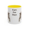 11oz-english-cocker-spaniel-mug-humor-yellow 11oz Funny English Cocker Spaniel Mug, Yellow, front view