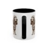11oz English Cocker Spaniel Latin Mug, Black, back view