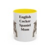 11oz-english-cocker-spaniel-mug-mom-yellow 11oz English Cocker Spaniel Dog Mom Mug, Yellow, front view