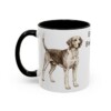 11oz English Foxhound Mug, Black, left side view