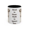 11oz-english-foxhound-mug-humor-black-front 11oz Funny English Foxhound Mug, Black, front view