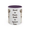 11oz-english-foxhound-mug-humor-purple 11oz Funny English Foxhound Mug, Purple, front view