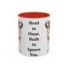 11oz-english-foxhound-mug-humor-red 11oz Funny English Foxhound Mug, Red, front view