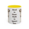 11oz-english-foxhound-mug-humor-yellow 11oz Funny English Foxhound Mug, Yellow, front view