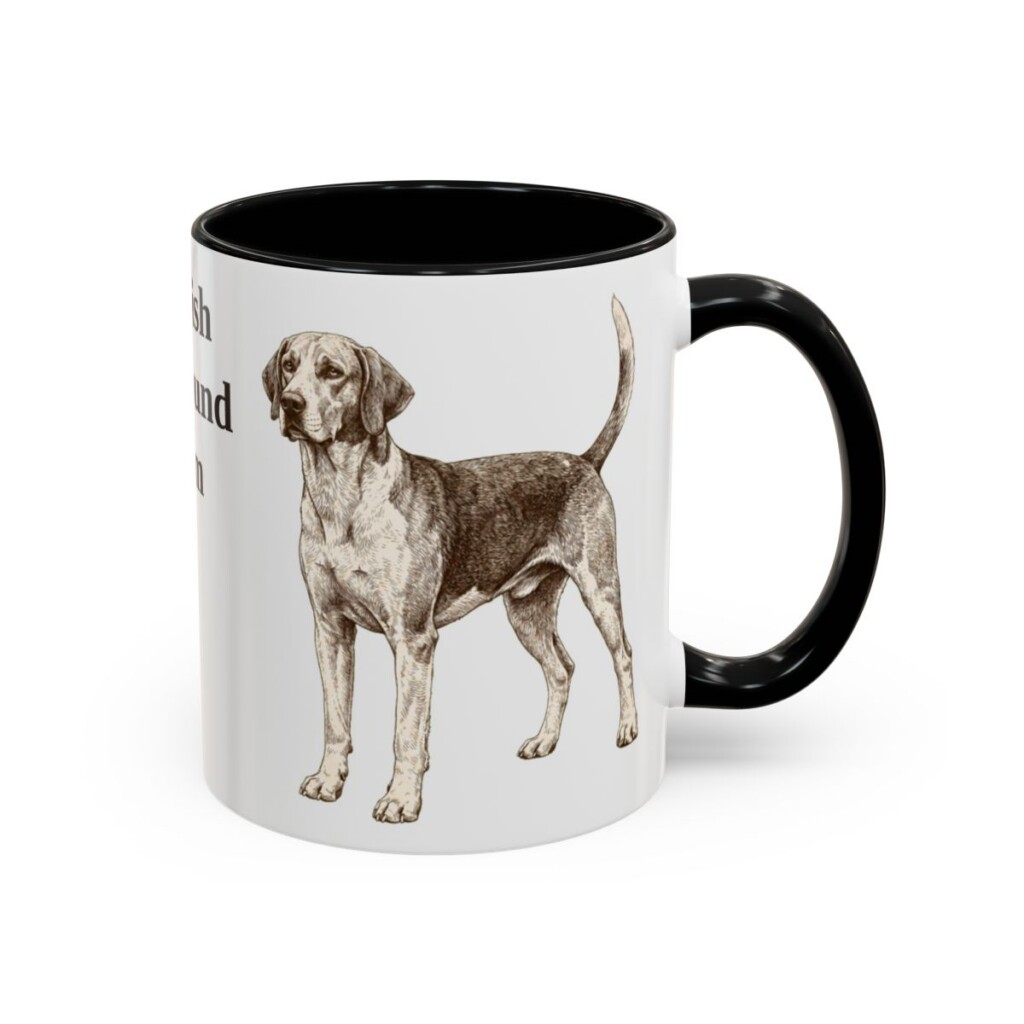 11oz-english-foxhound-mug-mom-black-right 11oz English Foxhound Dog Mom Mug, Black, right side view