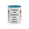 11oz Funny English Setter Mug, Light Blue, front view
