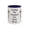 11oz Funny English Setter Mug, Navy, front view