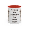 11oz Funny English Setter Mug, Red, front view
