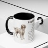 11oz English Setter Mug, Black, lifestyle photo